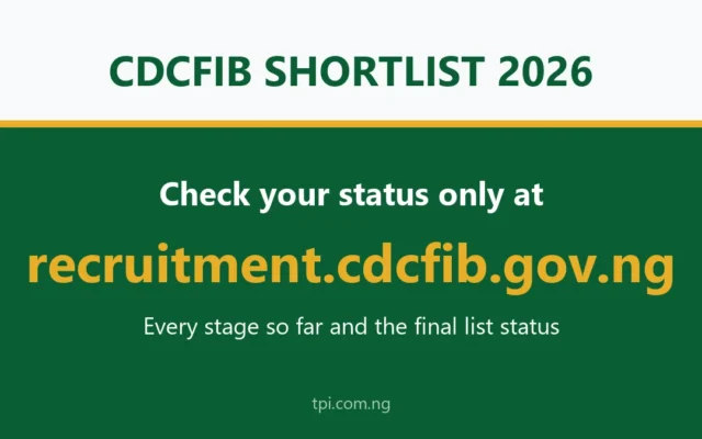 CDCFIB Shortlist 2026: How to Check Your Name, Every Stage So Far and When the Final List Is Due
